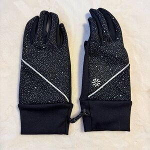 Athleta Black Winthrop Reflective Gloves (touchscreen compatible)